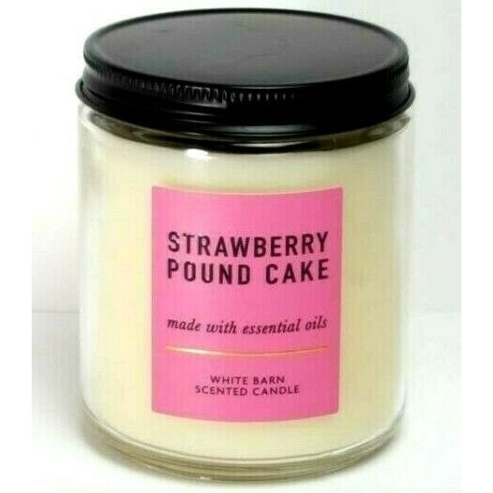 Bath & Body Works White Barn STRAWBERRY POUND CAKE